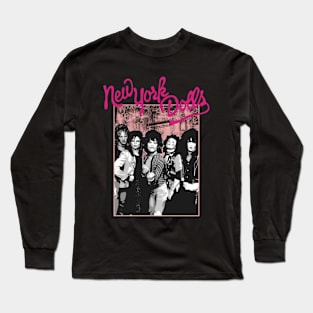New Member Pink Colorful Long Sleeve T-Shirt